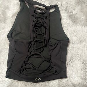 ALO Yoga Black Crop Top